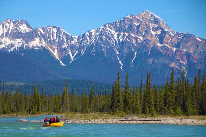Jasper Athabasca River Mile 5 Family River Rafting